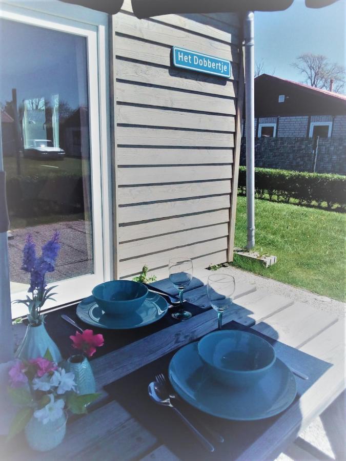 Het Dobbertje, Charmant Houten Huisje Sint Maartensvlotbrug Eksteriør billede